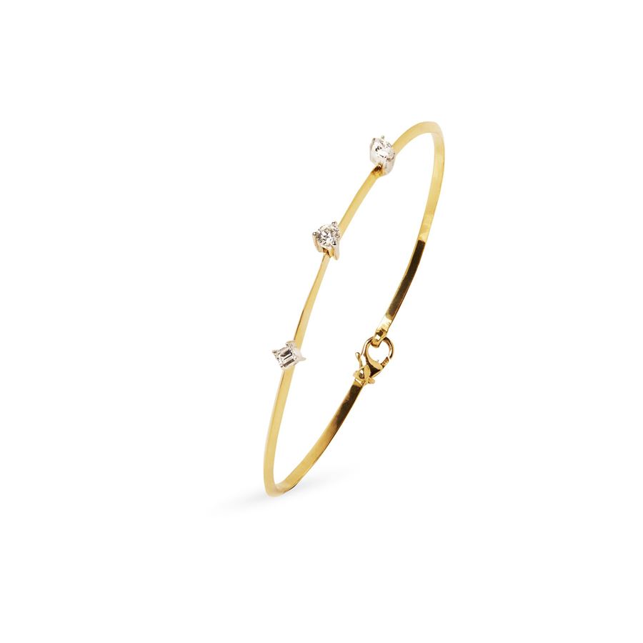 Yellow gold 'Balance' Bracelet BALANCE | BRAAU18G MQ TO PR CT 0,36